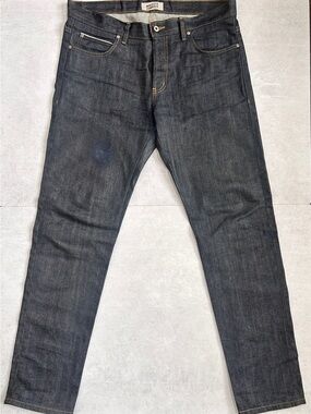 Naked & Famous Super Guy Left Hand Twill Selvedge Jeans Sz 38 Raw Denim